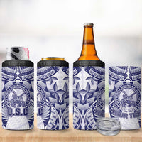 Personalised Tonga Queen Salote College 4 in 1 Can Cooler Tumbler Centenary White Version