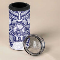 Personalised Tonga Queen Salote College 4 in 1 Can Cooler Tumbler Centenary White Version