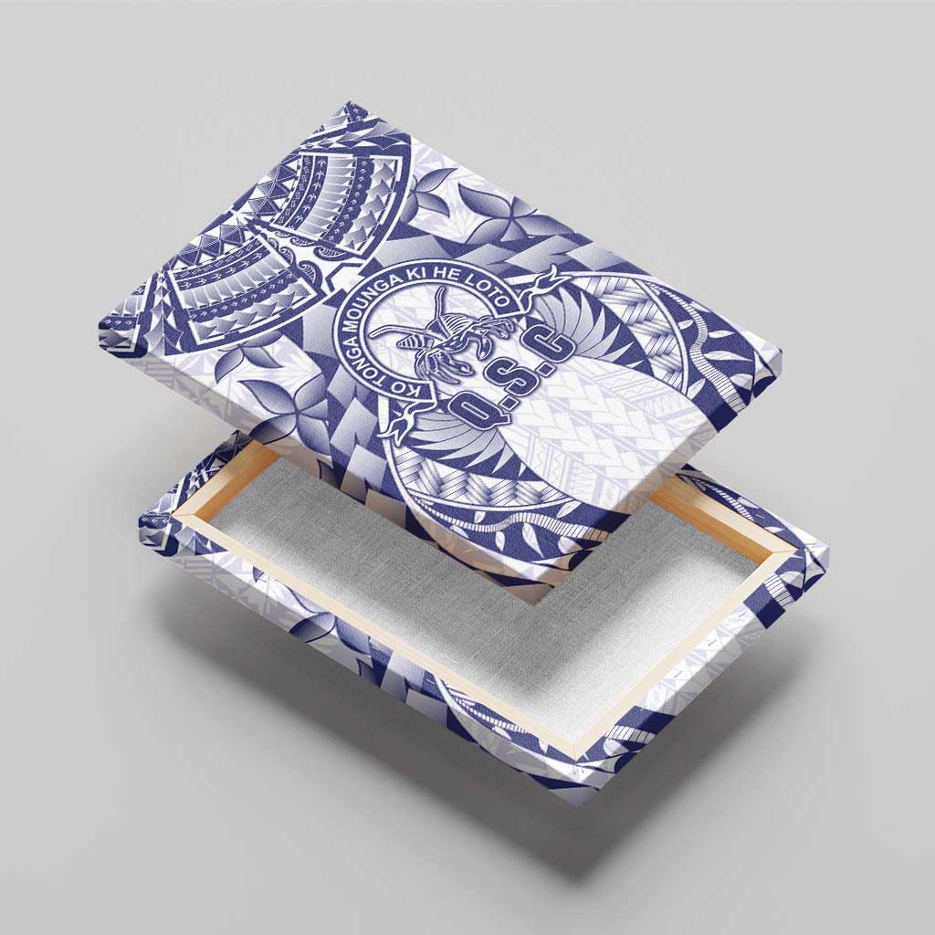 Tonga Queen Salote College Canvas Wall Art Centenary White Version
