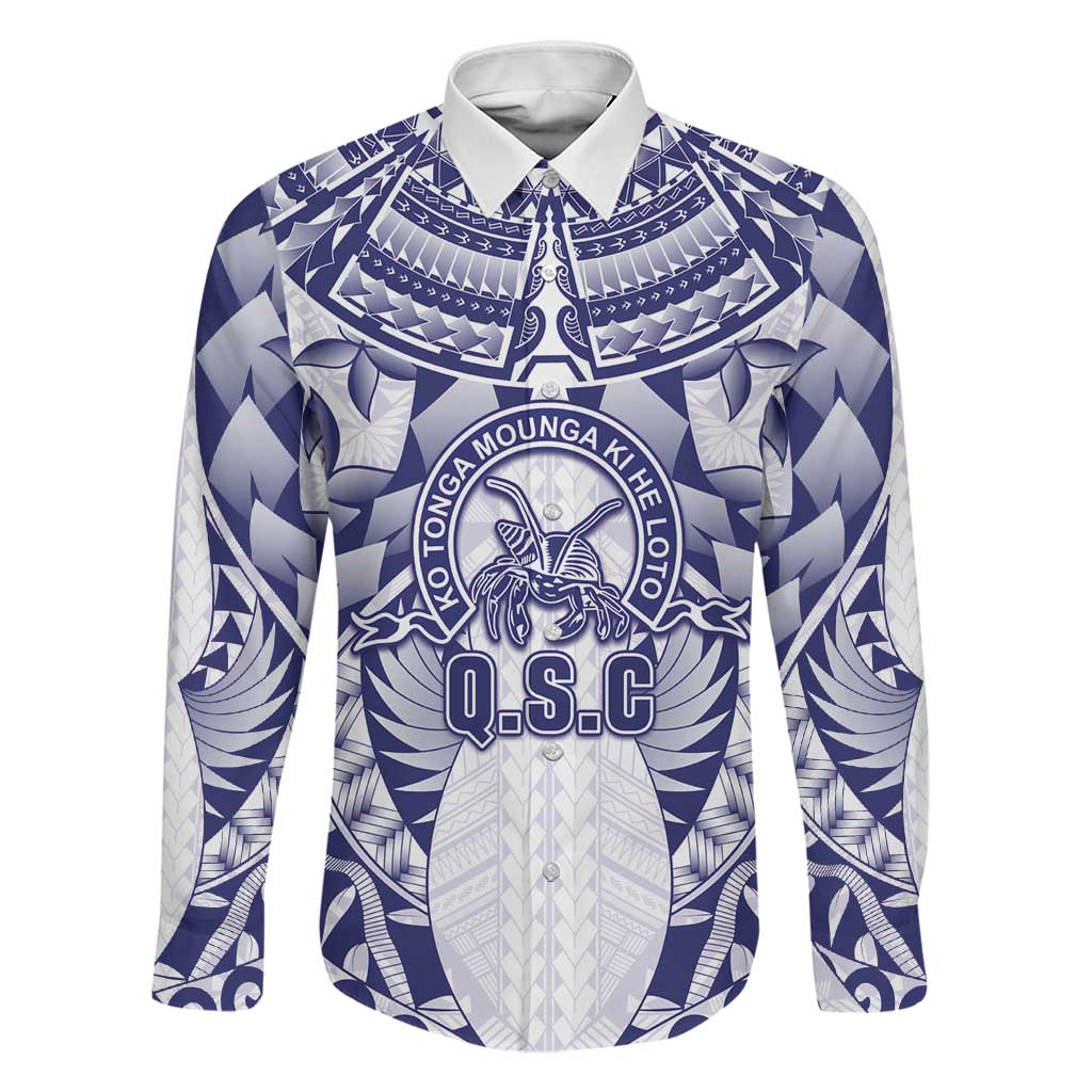 Personalised Tonga Queen Salote College Family Matching Puletasi and Hawaiian Shirt Centenary White Version