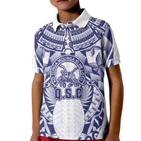 Personalised Tonga Queen Salote College Kid Polo Shirt Centenary White Version