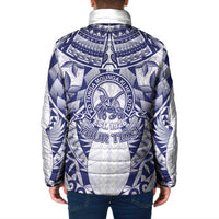 Personalised Tonga Queen Salote College Padded Jacket Centenary White Version