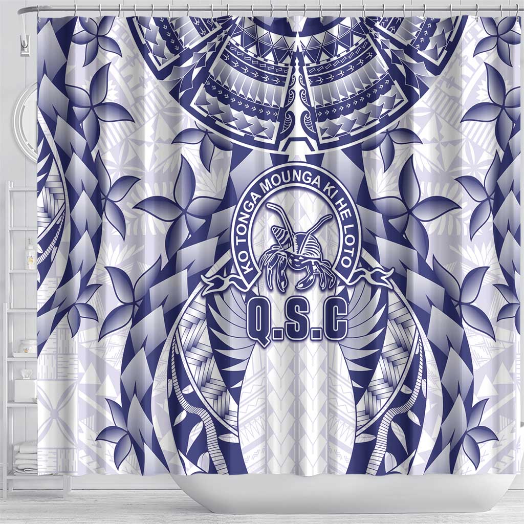 Tonga Queen Salote College Shower Curtain Centenary White Version