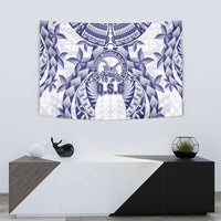 Tonga Queen Salote College Tapestry Centenary White Version
