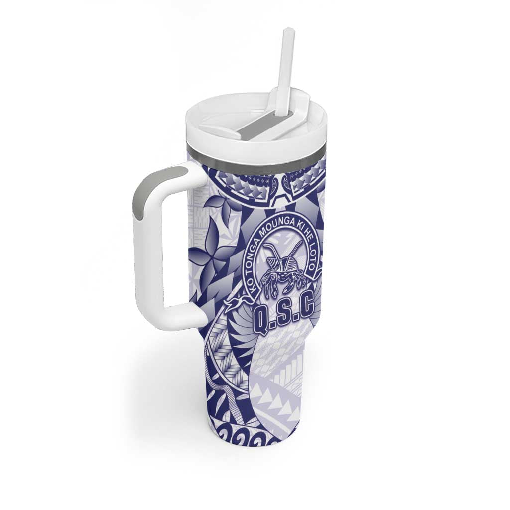 Personalised Tonga Queen Salote College Tumbler With Handle Centenary White Version