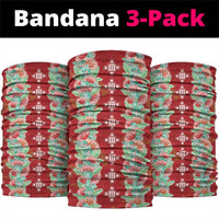 Hawaii Ohia Lehua Neck Gaiter Tropical Vibes Crimson