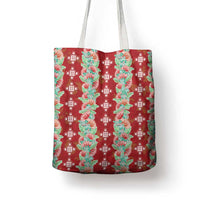 Hawaii Ohia Lehua Tote Bag Tropical Vibes Crimson LT05 - Polynesian Pride