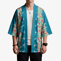 Hawaii Ohia Lehua Kimono Tropical Vibes Teal