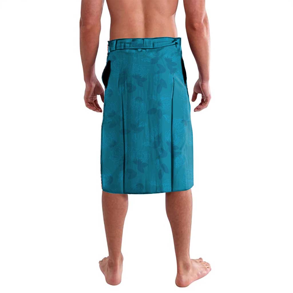 Hawaii Ohia Lehua Lavalava Tropical Vibes Teal