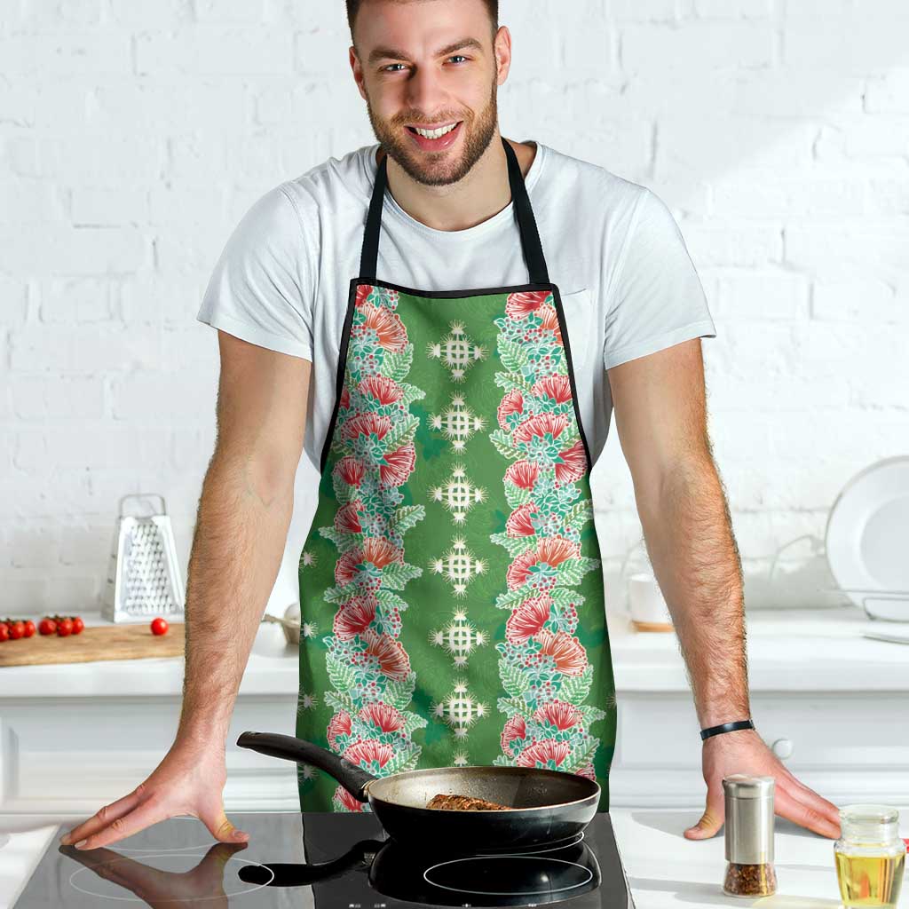 Hawaii Ohia Lehua Apron Tropical Vibes Green