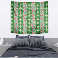 Hawaii Ohia Lehua Tapestry Tropical Vibes Green