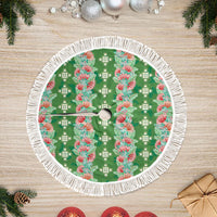 Hawaii Ohia Lehua Tree Skirt Tropical Vibes Green