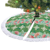Hawaii Ohia Lehua Tree Skirt Tropical Vibes Green