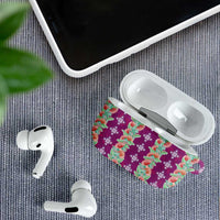 Hawaii Ohia Lehua AirPods Case Tropical Vibes Fuchsia