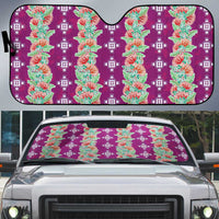 Hawaii Ohia Lehua Auto Sun Shade Tropical Vibes Fuchsia