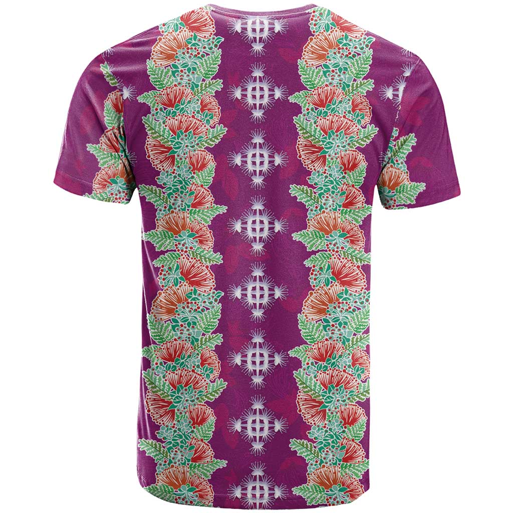 Hawaii Ohia Lehua T Shirt Tropical Vibes Fuchsia