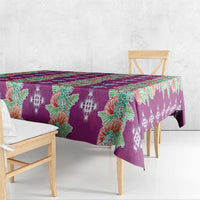 Hawaii Ohia Lehua Tablecloth Tropical Vibes Fuchsia