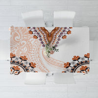 Africa Dashiki Tablecloth With Polynesian Pattern Beige Version