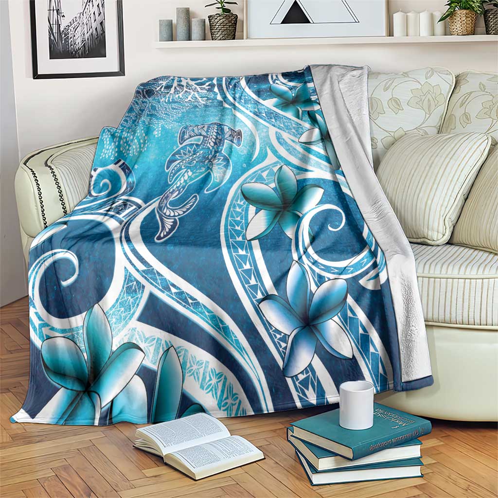 Polynesia World Ocean Day Blanket Ocean Style LT05 Blue - Polynesian Pride