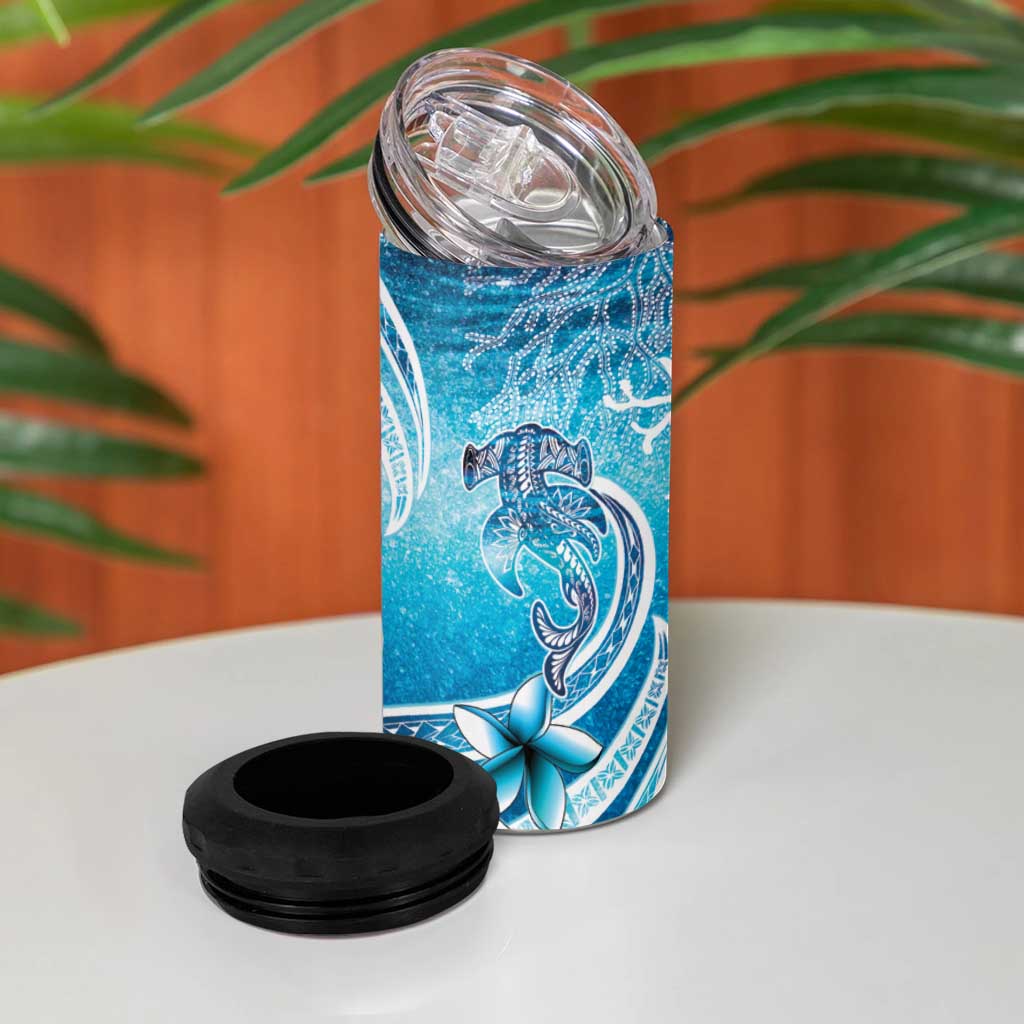 Polynesia World Ocean Day 4 in 1 Can Cooler Tumbler Ocean Style LT05 - Polynesian Pride