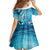 Polynesia World Ocean Day Family Matching Long Sleeve Bodycon Dress and Hawaiian Shirt Ocean Style