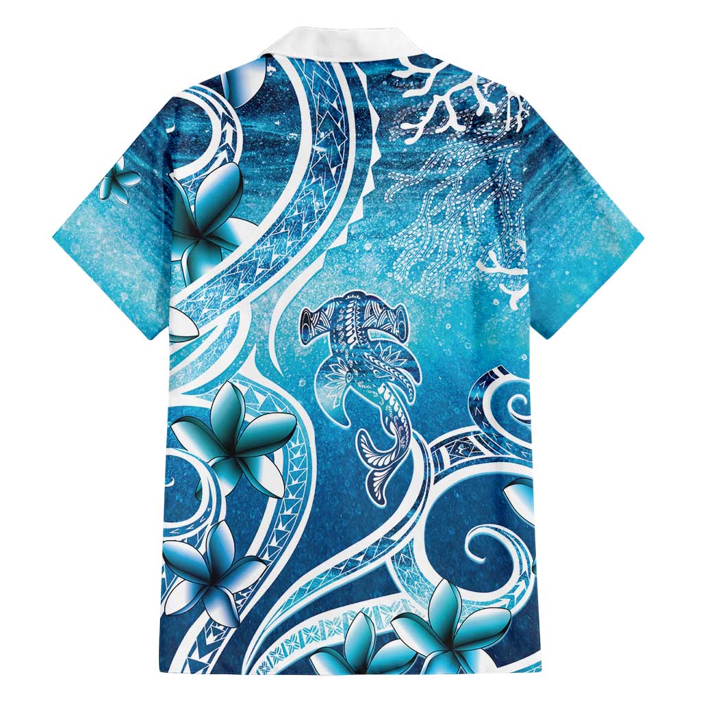Polynesia World Ocean Day Family Matching Off Shoulder Maxi Dress and Hawaiian Shirt Ocean Style LT05 - Polynesian Pride