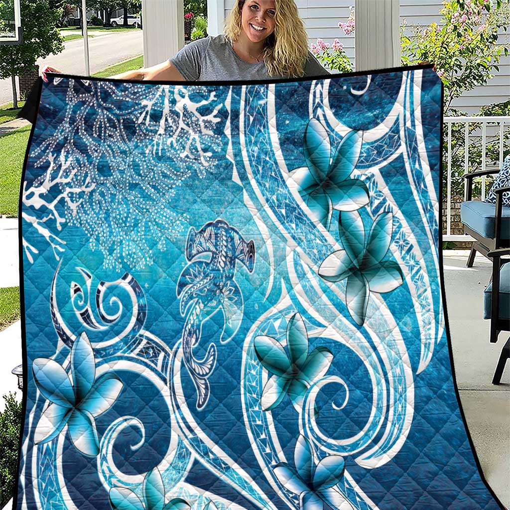 Polynesia World Ocean Day Quilt Ocean Style LT05 Blue - Polynesian Pride