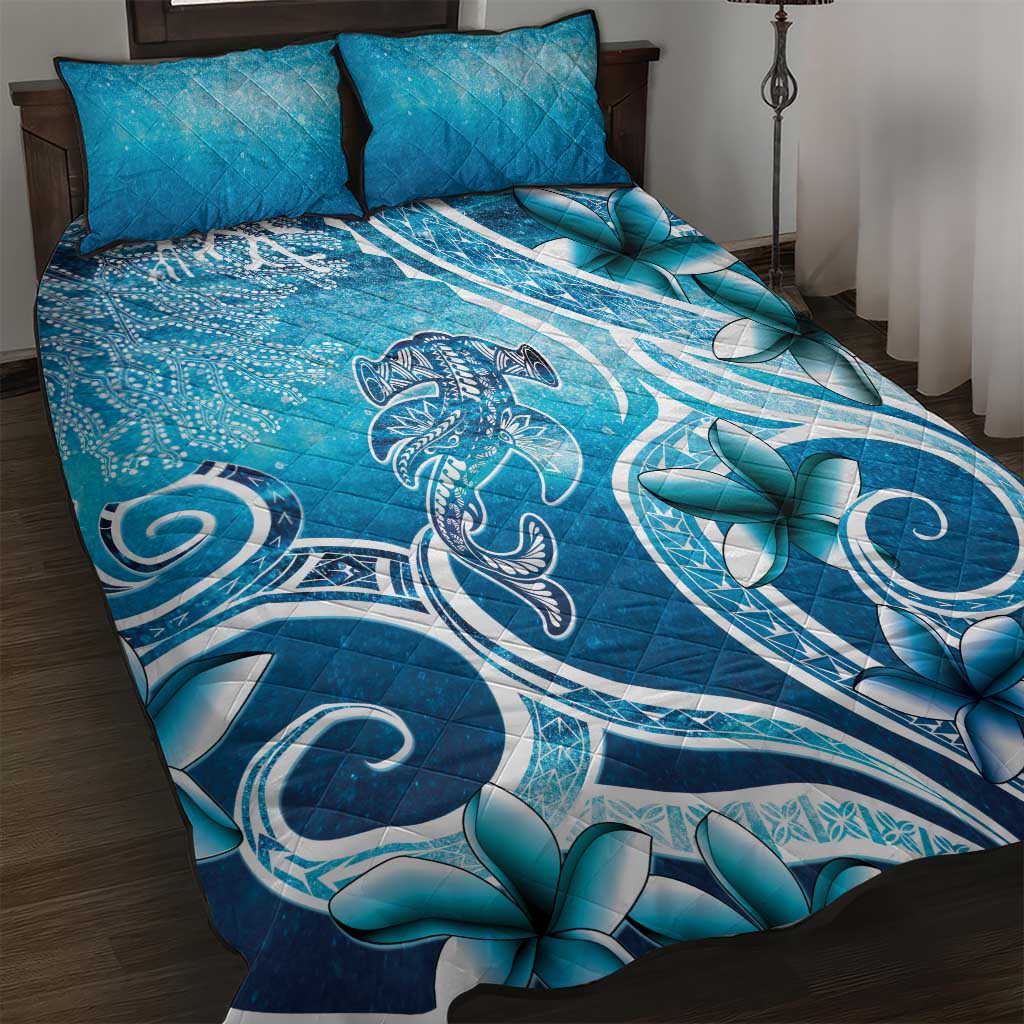 Polynesia World Ocean Day Quilt Bed Set Ocean Style LT05 Blue - Polynesian Pride