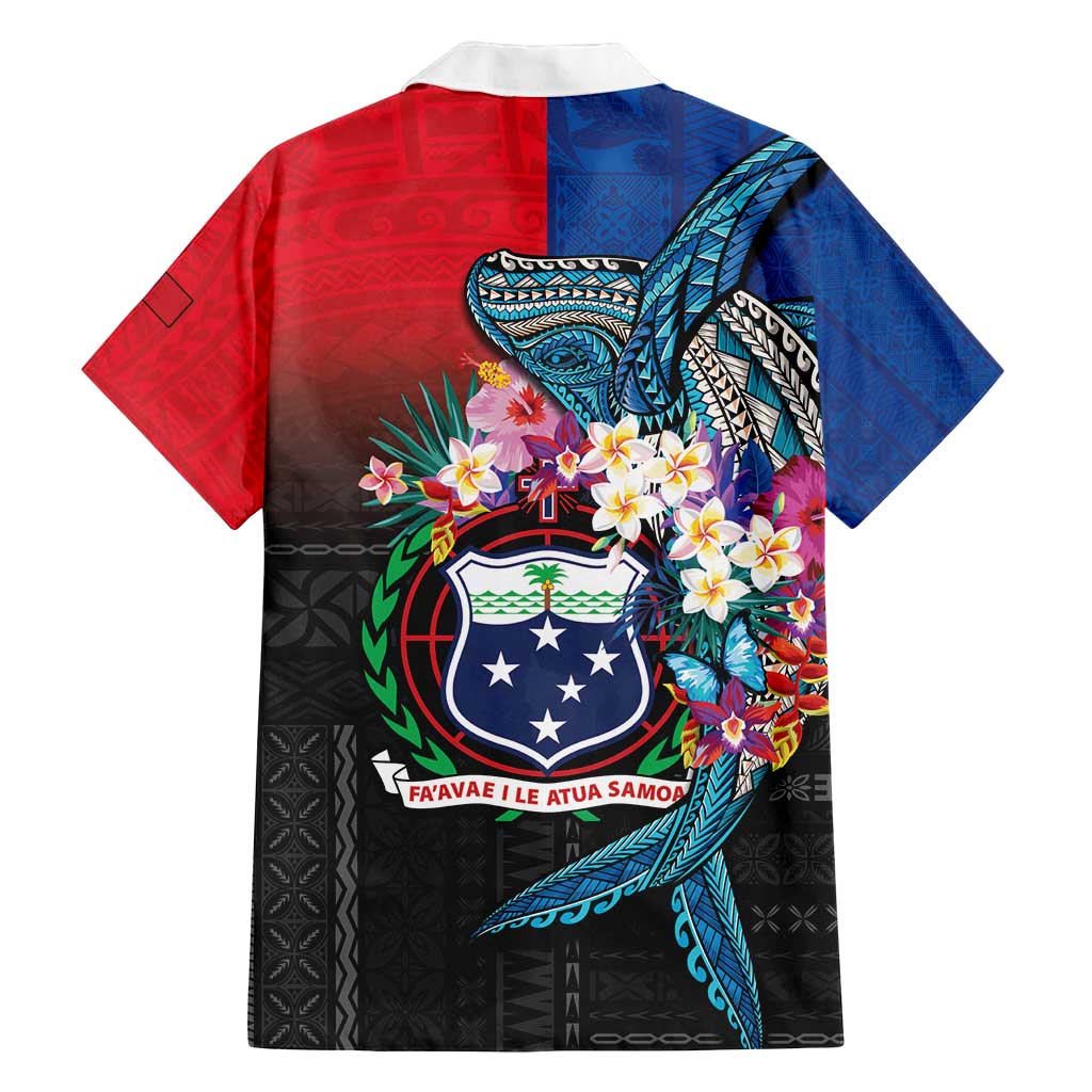 Samoa Family Matching Long Sleeve Bodycon Dress and Hawaiian Shirt Humpback Whale Siapo Pattern