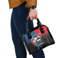 Samoa Shoulder Handbag Humpback Whale Siapo Pattern