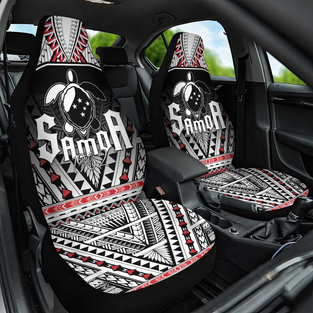 Samoa Independence Day Car Seat Cover Proud To Be Samoan LT05 One Size Black - Polynesian Pride