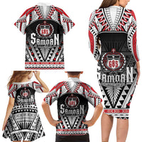Samoa Independence Day Family Matching Long Sleeve Bodycon Dress and Hawaiian Shirt Proud To Be Samoan LT05 - Polynesian Pride
