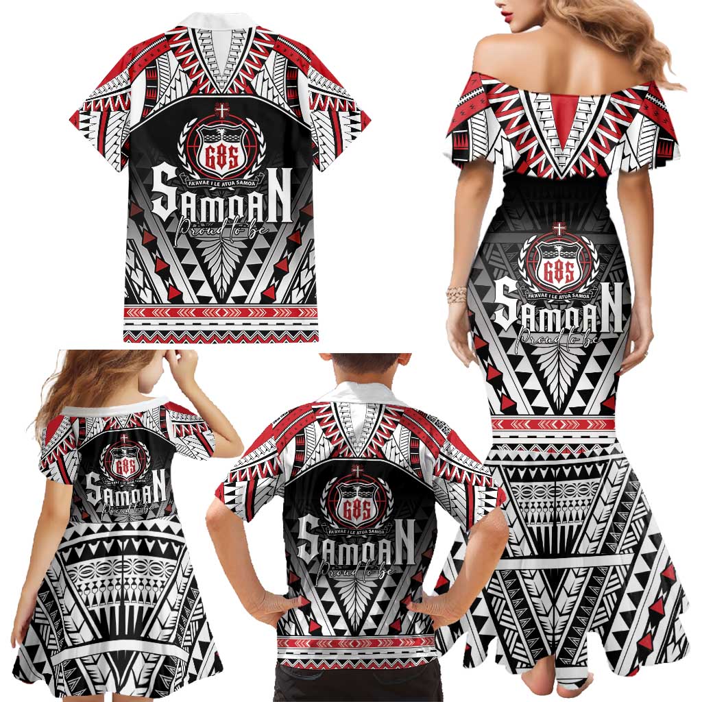 Samoa Independence Day Family Matching Mermaid Dress and Hawaiian Shirt Proud To Be Samoan LT05 - Polynesian Pride