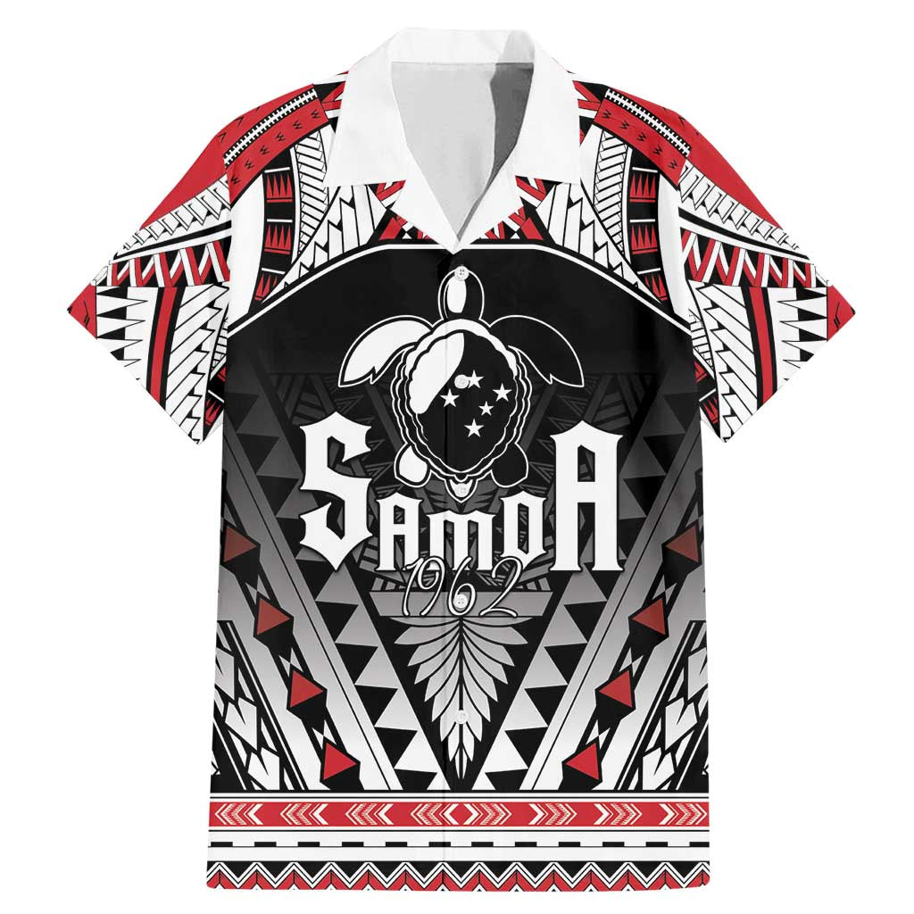 Samoa Independence Day Family Matching Mermaid Dress and Hawaiian Shirt Proud To Be Samoan LT05 Dad's Shirt - Short Sleeve Black - Polynesian Pride