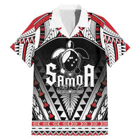 Samoa Independence Day Family Matching Mermaid Dress and Hawaiian Shirt Proud To Be Samoan LT05 Dad's Shirt - Short Sleeve Black - Polynesian Pride