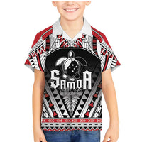 Samoa Independence Day Family Matching Mermaid Dress and Hawaiian Shirt Proud To Be Samoan LT05 Son's Shirt Black - Polynesian Pride