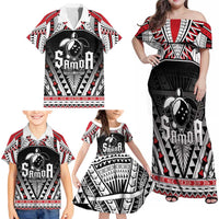 Samoa Independence Day Family Matching Off Shoulder Maxi Dress and Hawaiian Shirt Proud To Be Samoan LT05 - Polynesian Pride