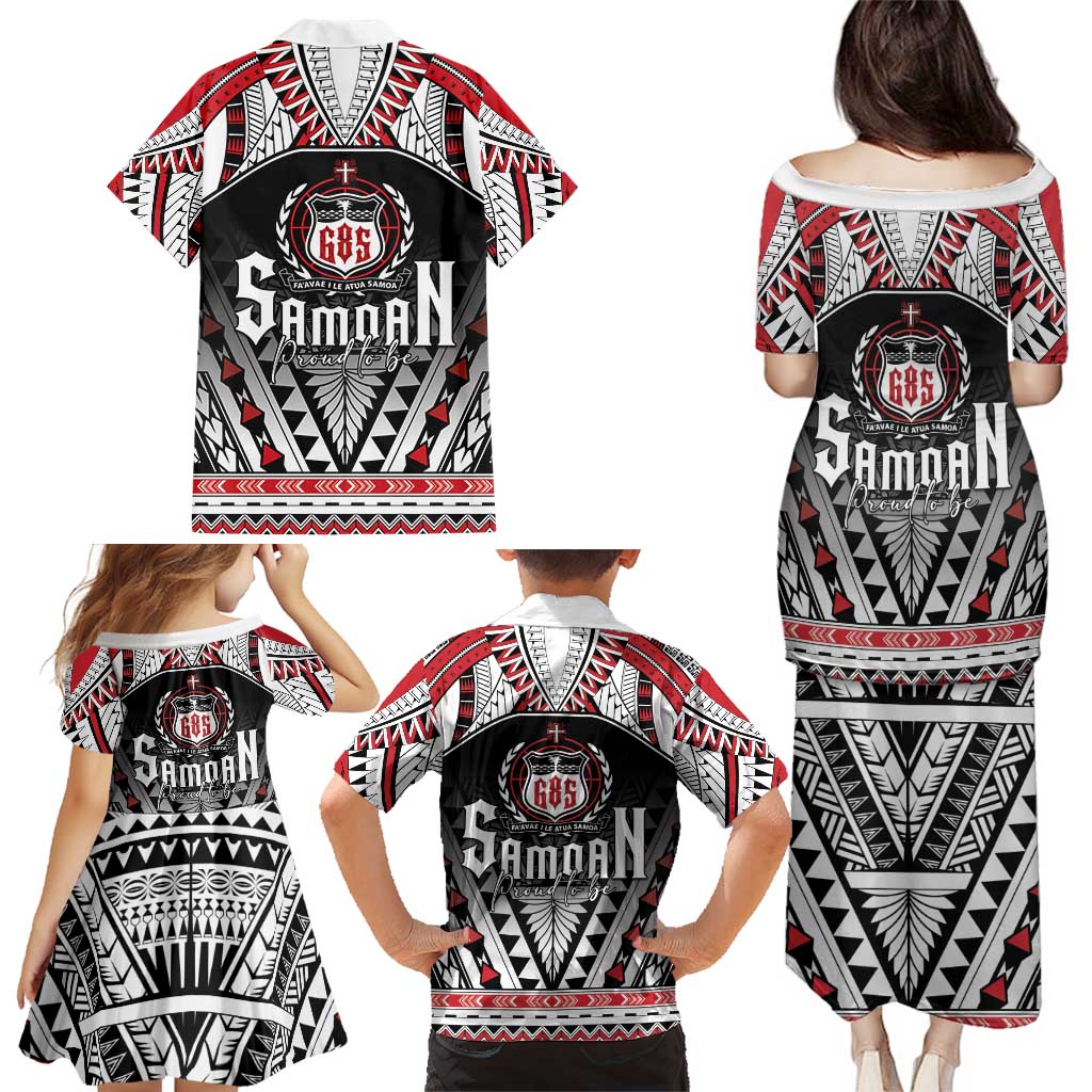 Samoa Independence Day Family Matching Puletasi and Hawaiian Shirt Proud To Be Samoan LT05 - Polynesian Pride