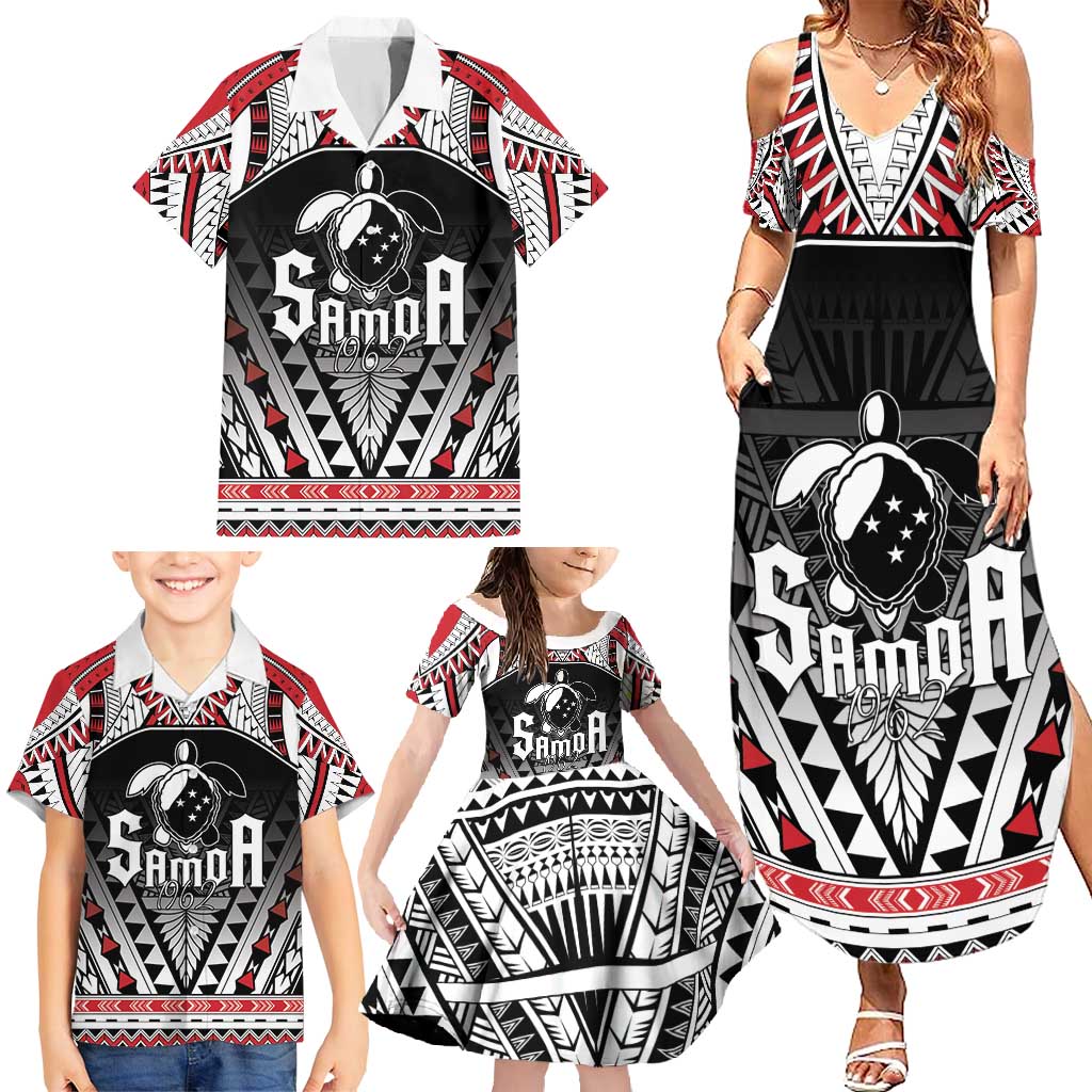 Samoa Independence Day Family Matching Summer Maxi Dress and Hawaiian Shirt Proud To Be Samoan LT05 - Polynesian Pride