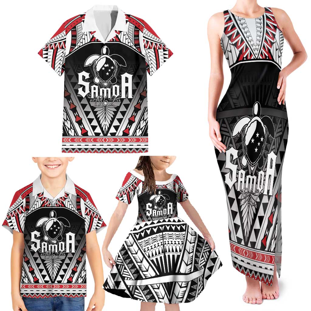 Samoa Independence Day Family Matching Tank Maxi Dress and Hawaiian Shirt Proud To Be Samoan LT05 - Polynesian Pride
