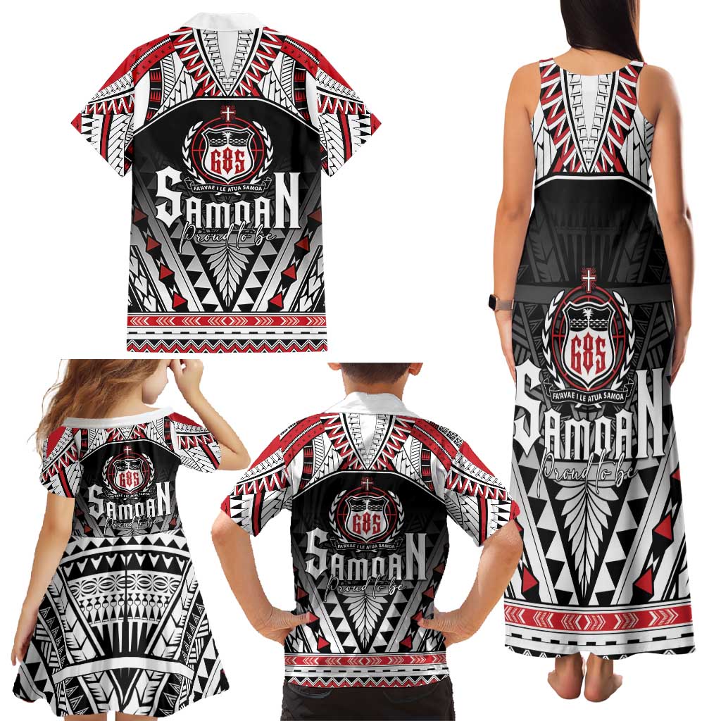 Samoa Independence Day Family Matching Tank Maxi Dress and Hawaiian Shirt Proud To Be Samoan LT05 - Polynesian Pride