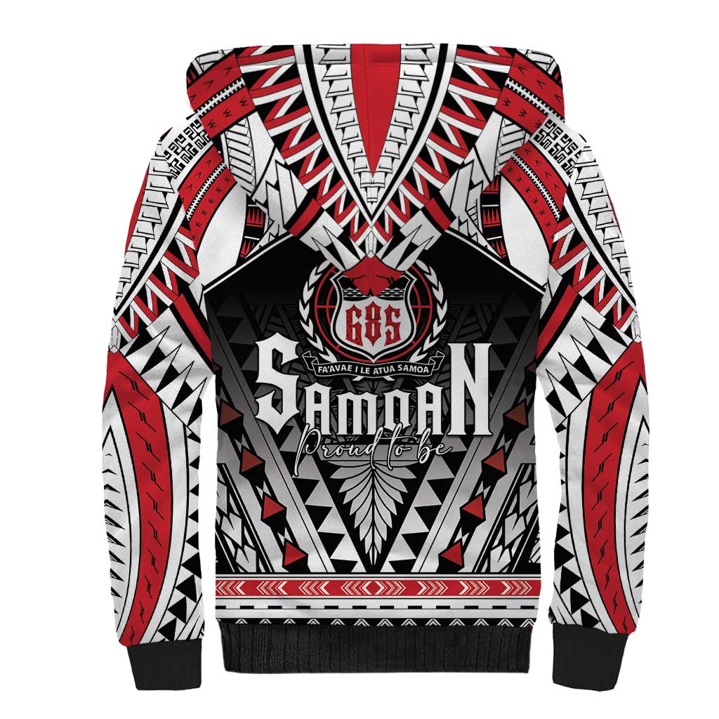 Samoa Independence Day Sherpa Hoodie Proud To Be Samoan LT05 - Polynesian Pride