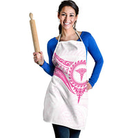 New Zealand Aotearoa Apron Nurse Tribal Pink Version