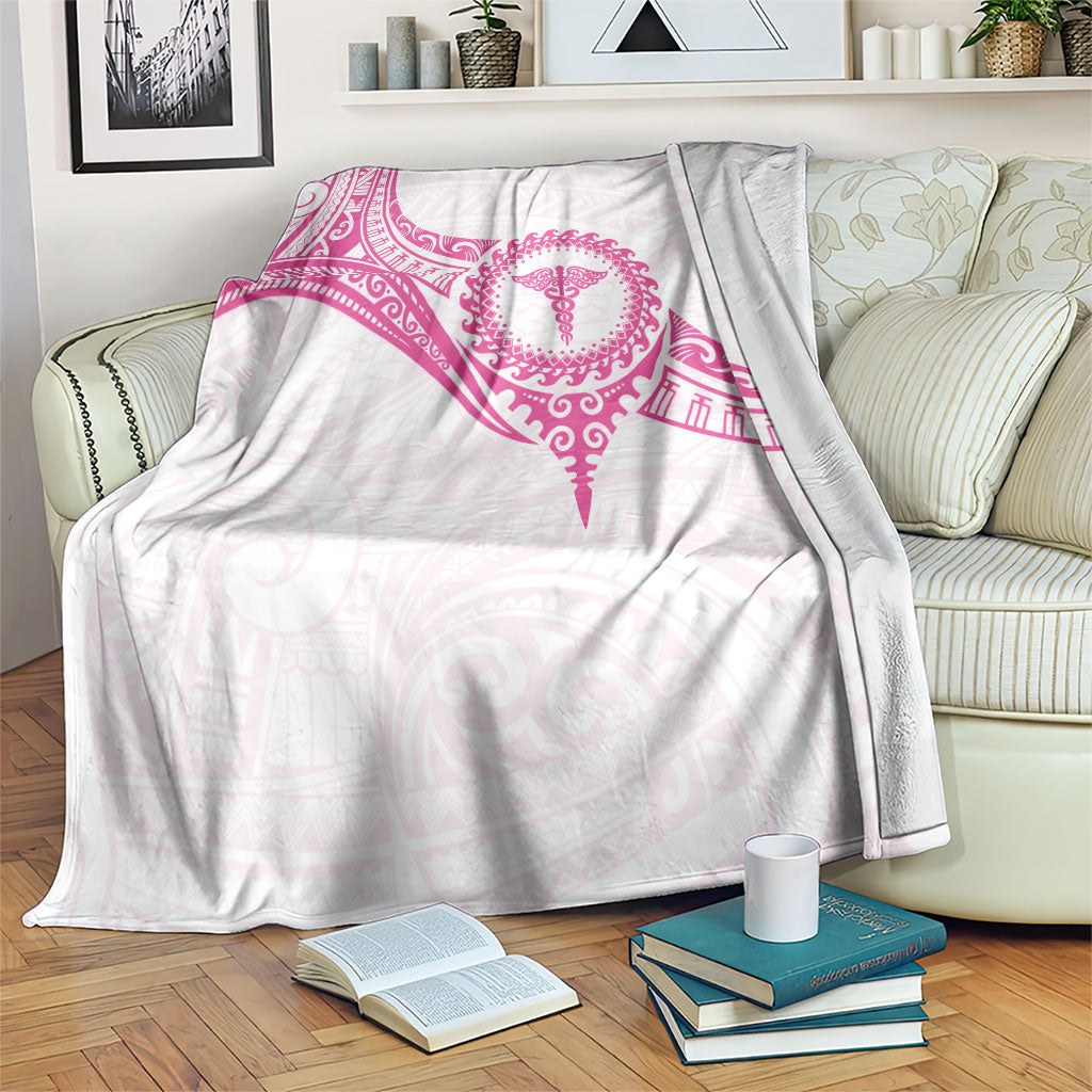 New Zealand Aotearoa Blanket Nurse Tribal Pink Version