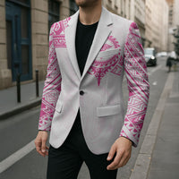 Personalised New Zealand Aotearoa Blazer Nurse Tribal Pink Version