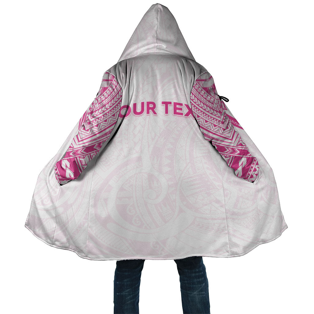 Personalised New Zealand Aotearoa Cloak Nurse Tribal Pink Version