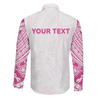 Personalised New Zealand Aotearoa Family Matching Puletasi and Hawaiian Shirt Nurse Tribal Pink Version LT05 - Polynesian Pride