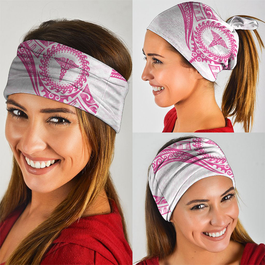 New Zealand Aotearoa Neck Gaiter Nurse Tribal Pink Version