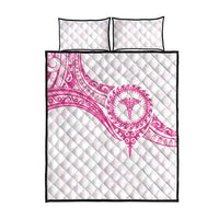 New Zealand Aotearoa Quilt Bed Set Nurse Tribal Pink Version
