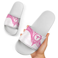 New Zealand Aotearoa Slide Sandals Nurse Tribal Pink Version